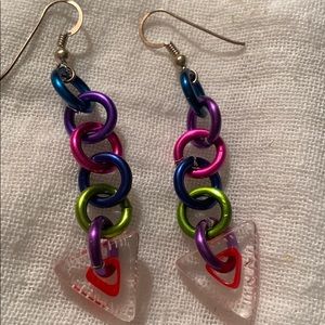 Modern Funky and fun earrings